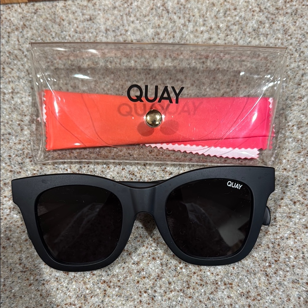 After Hours Quay Australia polarized Black Sunglasses